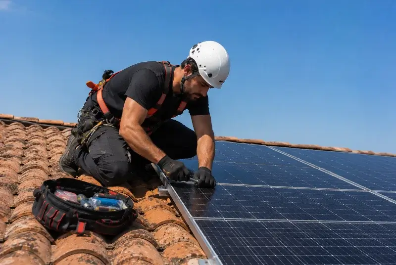 Maintenance et monitoring de panneaux solaires à Allan