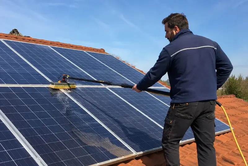 Nettoyage et entretien de panneaux solaires à Allan