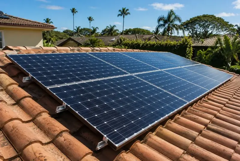 Installation de panneaux solaires à Allan